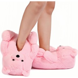 Women's Teddy Bear Slippers Fuzzy Slippers for Women Indoor Cute House Slippers for Fluffy Funny Bedroom Animal Slippers