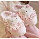 Kawaii Cotton Slippers Cute Plush Slippers Women Cartoon Home Cotton Slippers Silent Warm Shoes Indoor Home Shoes Women