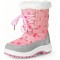 Kids Girls Insulated Fur Winter Warm Snow Boots