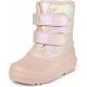 Girls' Faux Fur Trim Winter Snow Boot
