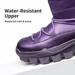Girls Boys Snow Boots Slip Resistant Outdoor Warm Ankle Winter Shoes