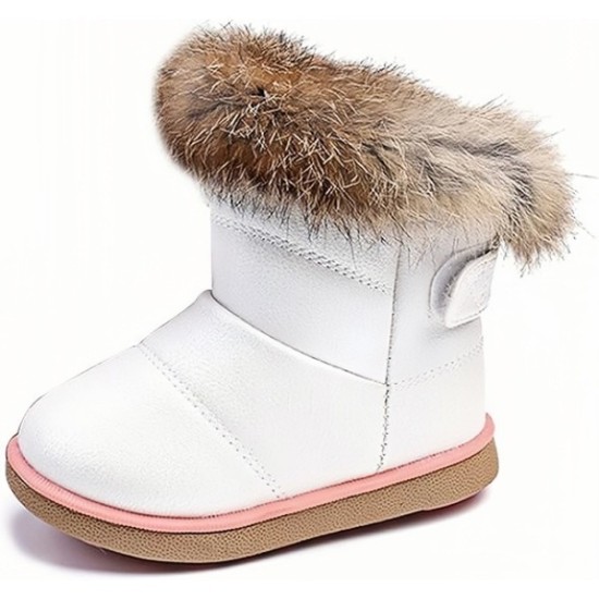 Toddler boots Kids Snow Boots Girl's Warm Winter Boots Waterproof Boot PU Leather Non-slip Toddler boots Kids Snow Boots Girl's Warm Winter Boots Waterproof Boot PU Leather Non-slip