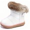 Toddler boots Kids Snow Boots Girl's Warm Winter Boots Waterproof Boot PU Leather Non-slip