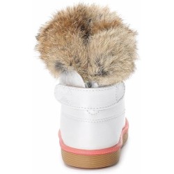 Toddler boots Kids Snow Boots Girl's Warm Winter Boots Waterproof Boot PU Leather Non-slip