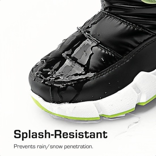 Boys Girls Snow Boots Water Resistant Non-Slip Mid Calf Lightweight Athletic Outdoor Warm Winter Shoes Boys Girls Snow Boots Water Resistant Non-Slip Mid Calf Lightweight Athletic Outdoor Warm Winter Shoes