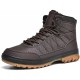 Men's Snow Boots Lightweight Waterproof Winter Boots Fur Lined Anti-slip Cold Weather Shoes