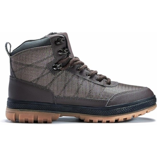 Men's Snow Boots Lightweight Waterproof Winter Boots Fur Lined Anti-slip Cold Weather Shoes
