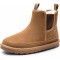 Men's Winter Snow Boots  Rugged Suede Leather Cold Weather Warm Chelsea Outdoor Boots