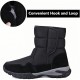 Men's Winter Snow Boots Outdoor Waterproof Anti-Slip Warm Fur Lined Cold Weather Boots