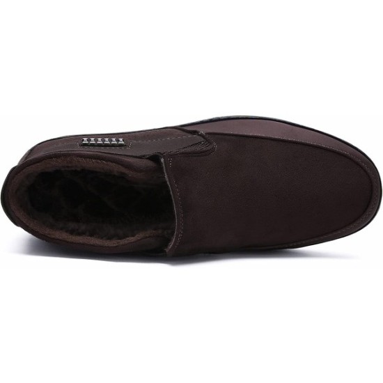 Men Shoes Winter Snow Boots Cotton-padded Slip on Casual Warm Walking Sneakers House Shoes Men Shoes Winter Snow Boots Cotton-padded Slip on Casual Warm Walking Sneakers House Shoes