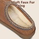 Women's Slippers Platform Mini Boots Short Ankle Anti-Slip Boot Fur Fleece Lined Sneakers House slippers Boot For Outdoor